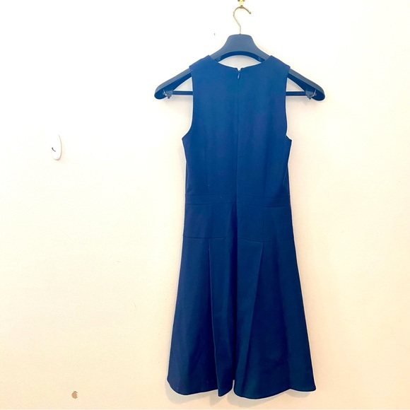 Tall J. Crew A-line navy wool dress, 0T - Picture 2 of 6